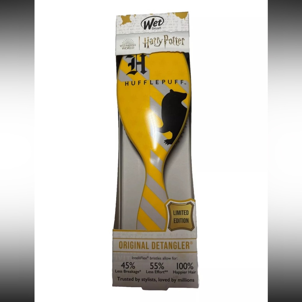 Wet Brush Harry Potter Hufflepuff Detangling Hair Brush Limited Edition FLAWED